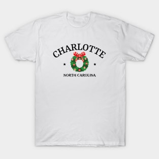 Charlotte, North Carolina Christmas T-Shirt